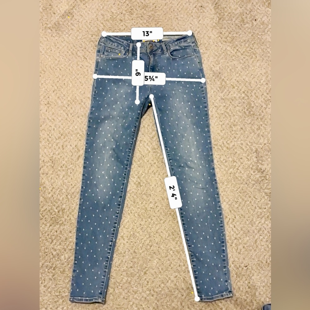 Bullhead Denim Co. Blue Patterned Skinny Jeans - Picture 9 of 9